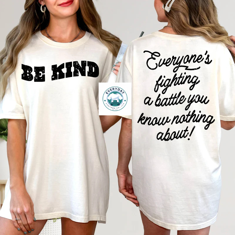 Be Kind Graphic Sweatshirt - Heavyweight In-House Craft | Everyday Customs Co.