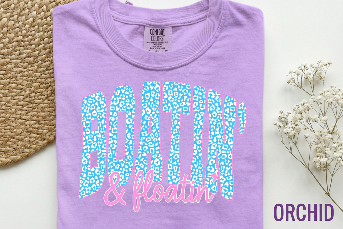 "Boatin & Floatin" Comfort Colors T-Shirt