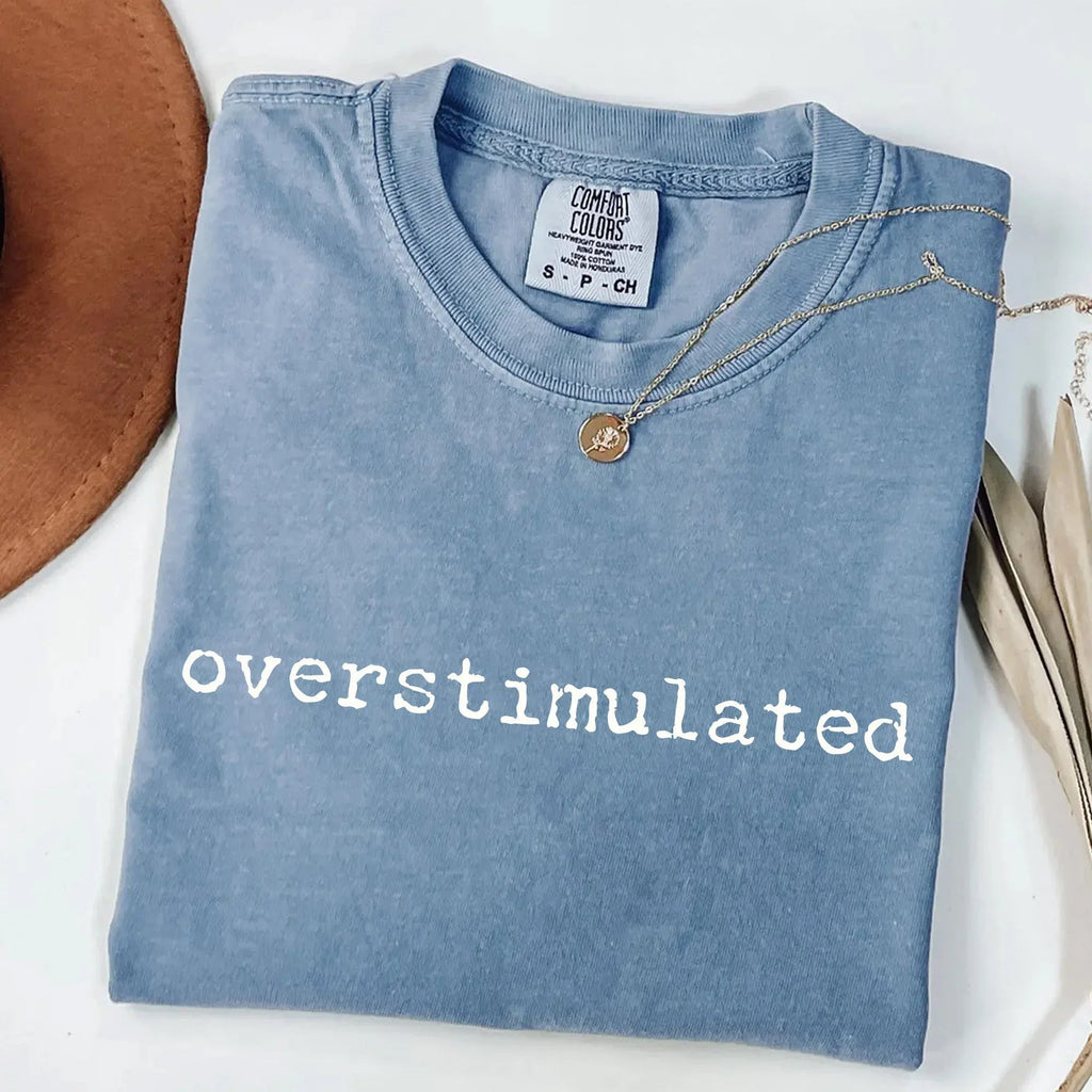 Overstimulated Typewriter Tee