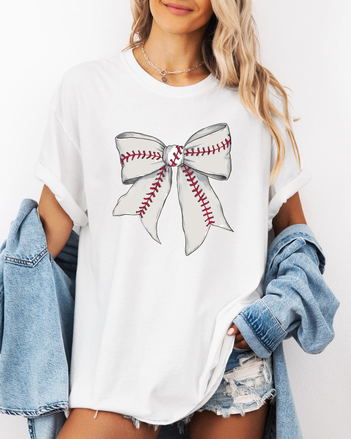 Baseball Ribbon Lover Mom Game Day Comfort Colors Graphic Tees