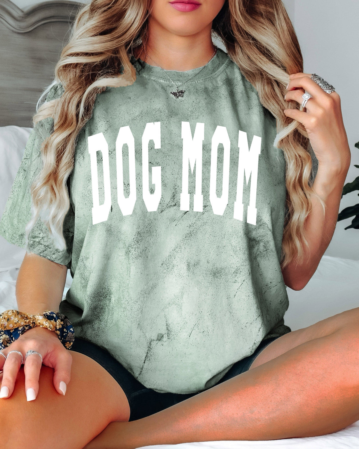 Dog Mom Comfort Colors Garment Dyed T Shirt