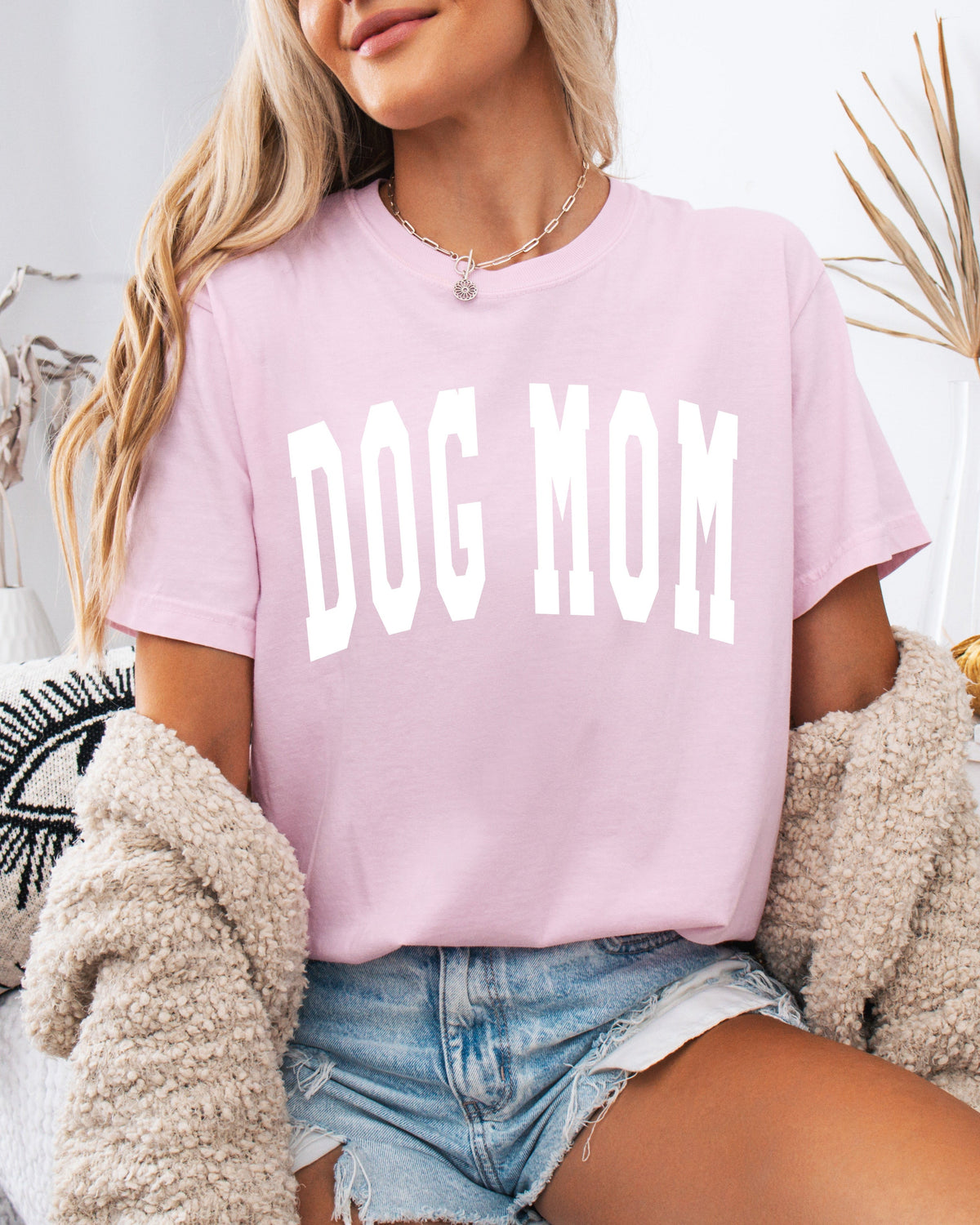 Dog Mom Comfort Colors Garment Dyed T Shirt