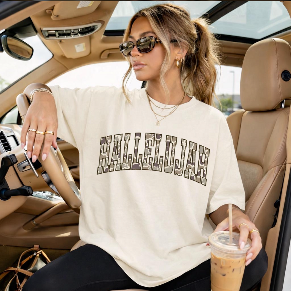 HALLELUJAH Camo Arch Tee