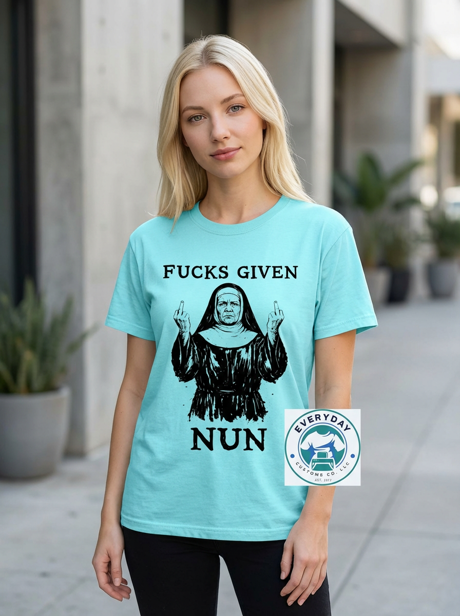 F Given Nun Graphic Tee - Purposeful In-House Craft | Everyday Customs Co.