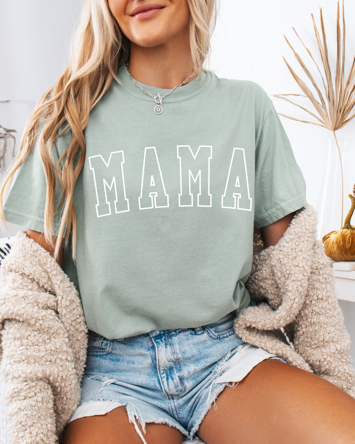 Mama Comfort Colors Graphic Tees (Outlined Font)