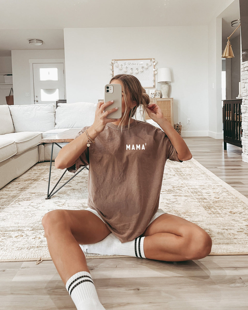 Mama Of 2 Comfort Colors Graphic Tees