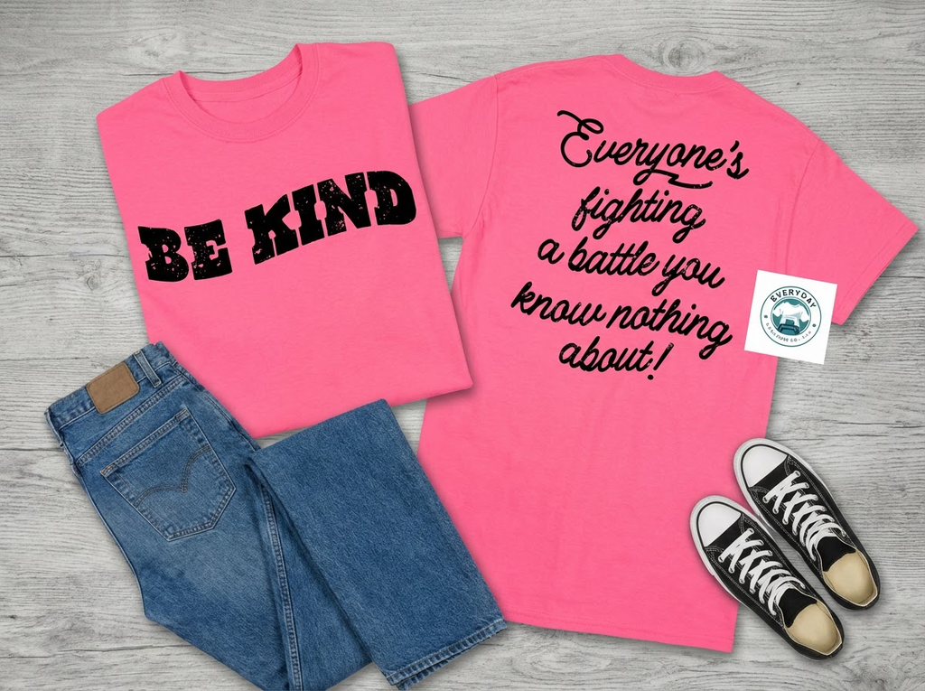 Be Kind Graphic Sweatshirt - Heavyweight In-House Craft | Everyday Customs Co.