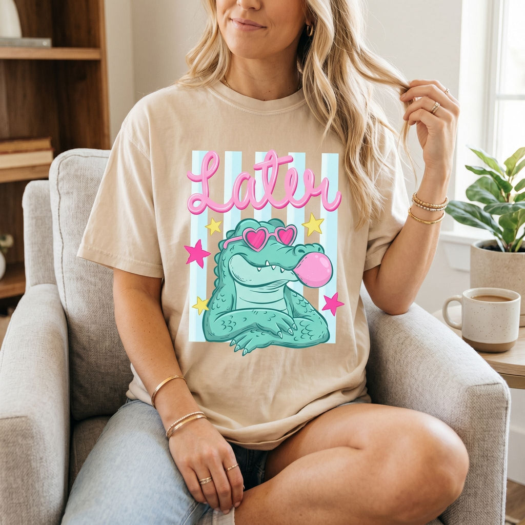 Later Gator After While Front & Back Tee