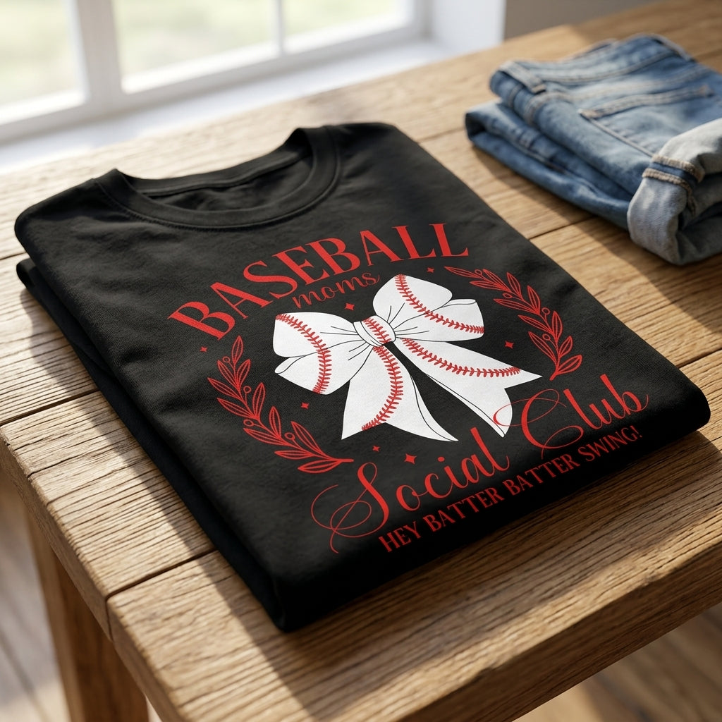 Baseball Social Club Heavyweight Cotton T-Shirt - Crafted with Purpose | Everyday Customs Co.