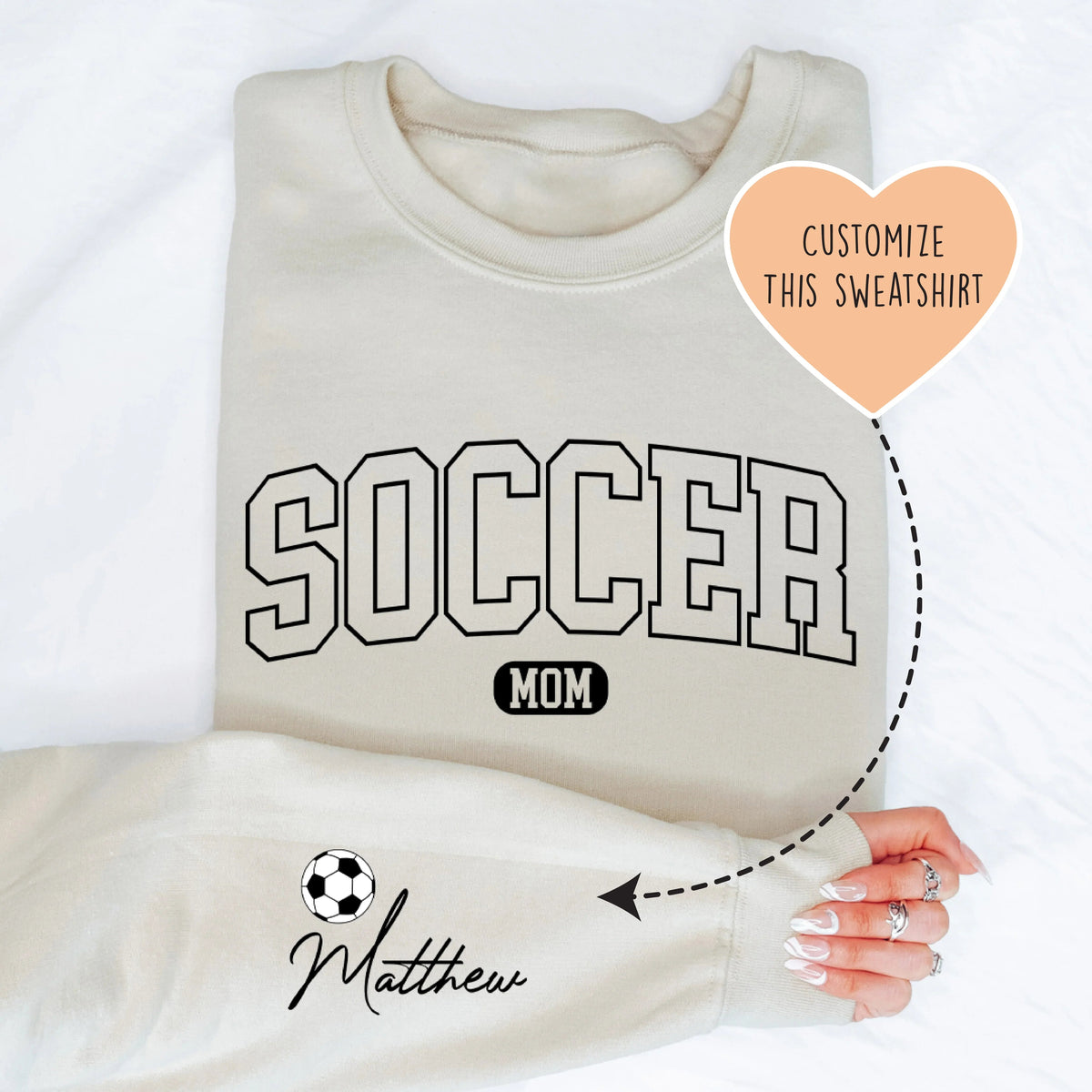 Custom Soccer Mom Sweatshirt