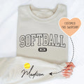 Custom Softball Mom Sweatshirt