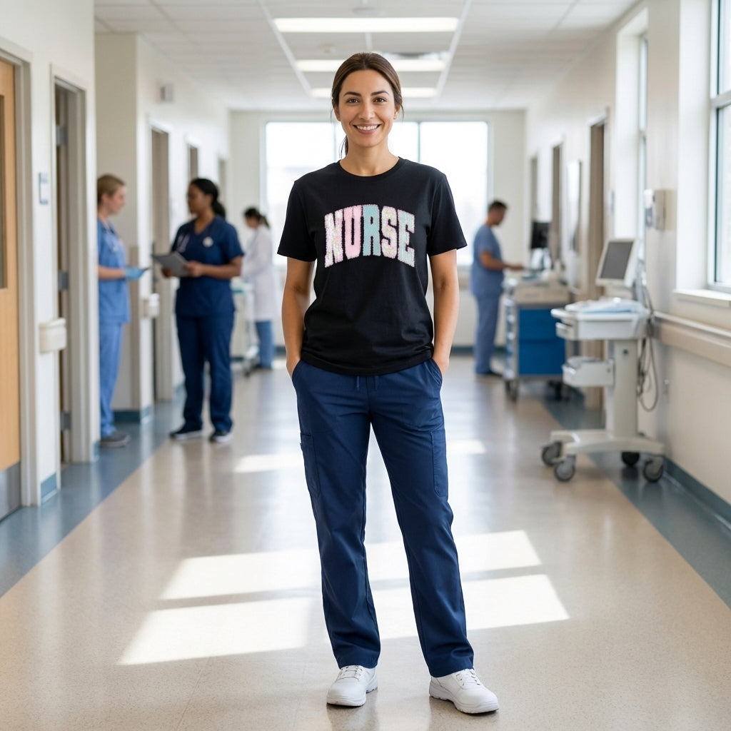 Nurse Graphic Tee Soft Cotton Comfort Unisex Fit For Nurses