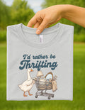 Funny Goose Thrifting Graphic Tee - Soft Bella Canvas Shirt | Everyday Customs Co.