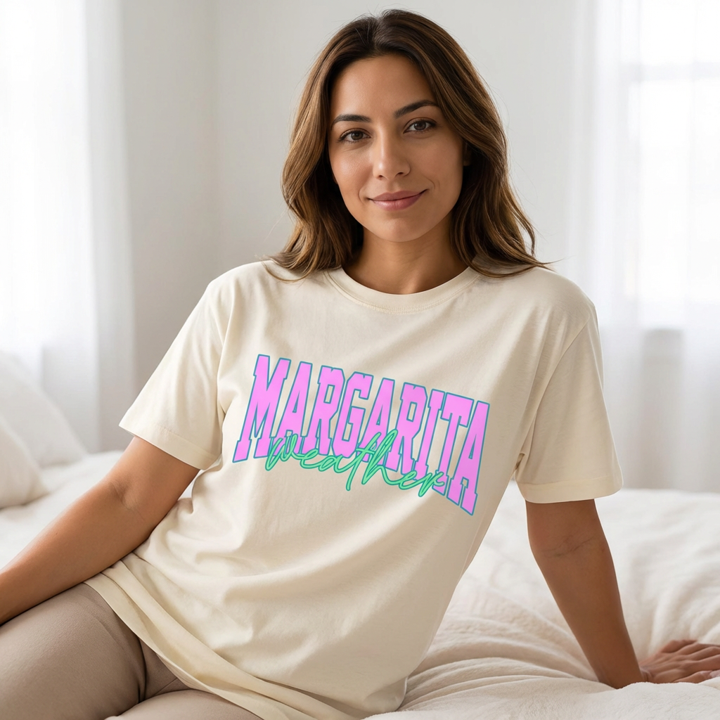 Margarita Weather Graphic Tee - In-House Soft-Spun Cotton | Everyday Customs Co.