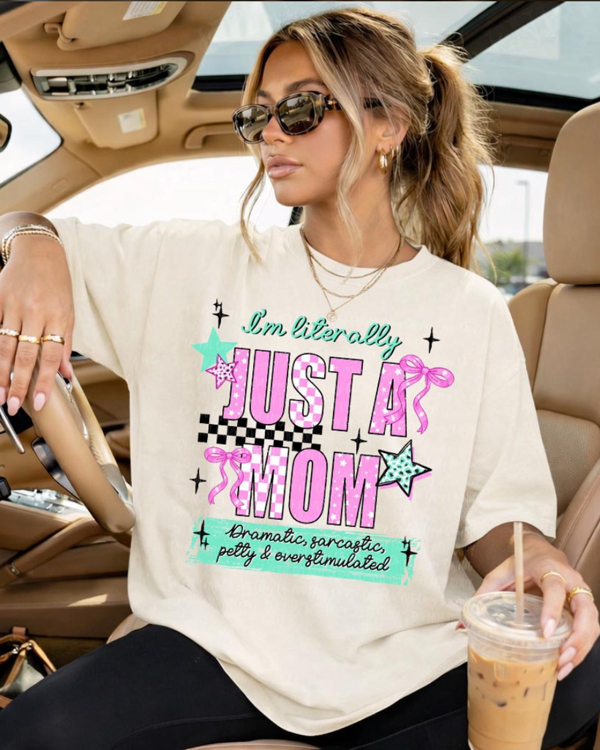 Im Literally Just A Mom Tee