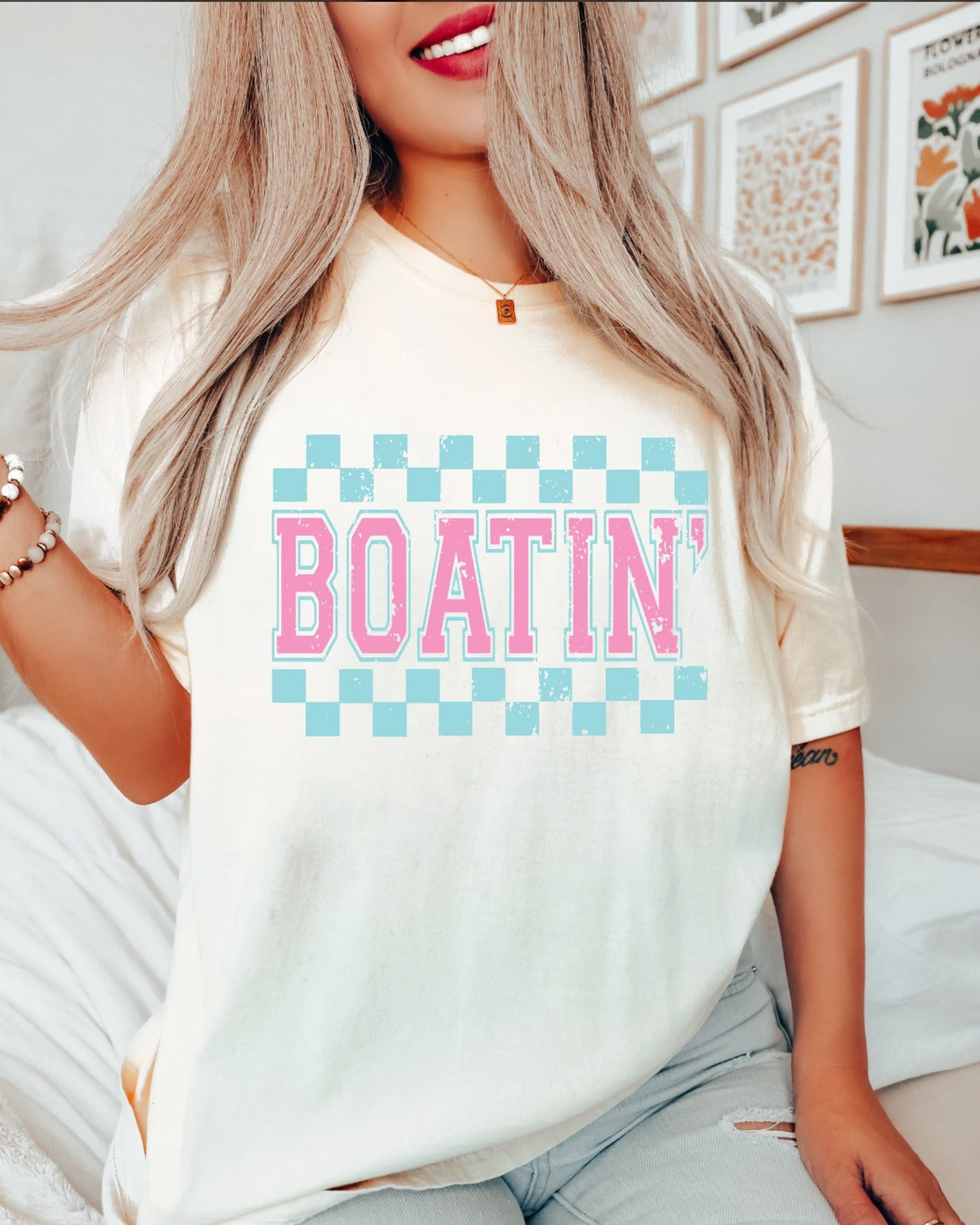 BOATIN Checker Tee